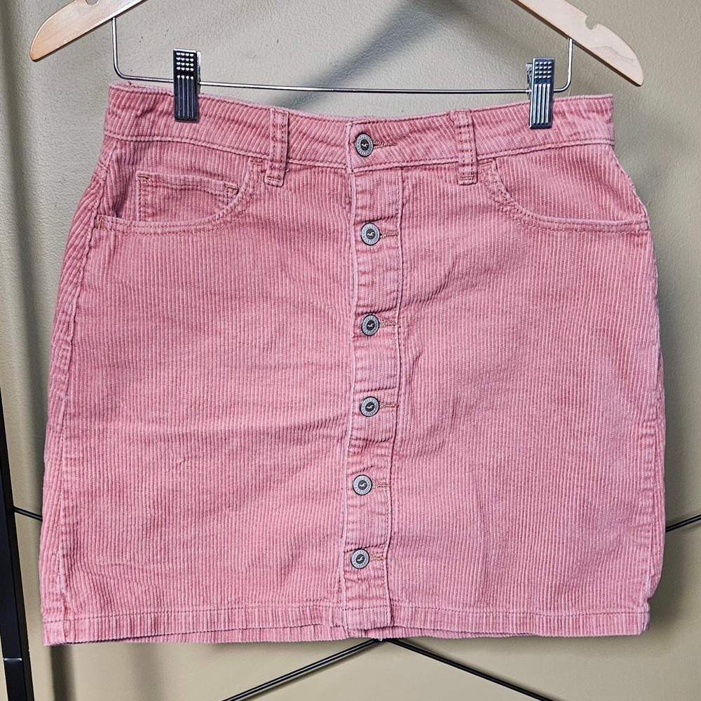 Hollister Corduroy Hig-Rise Skirt Size 11/30 - Picture 2 of 10